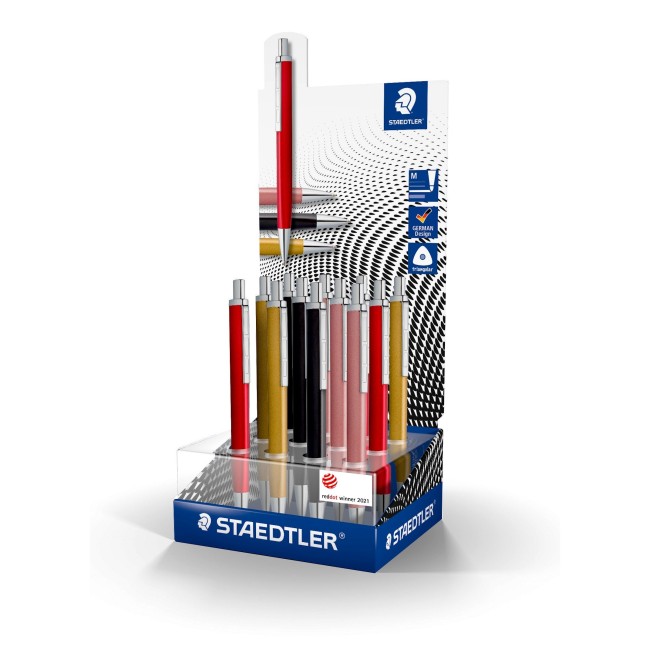 დისპლეი კალამი ბურთულიანი Staedtler Triplus M 444M SCA12  12ც