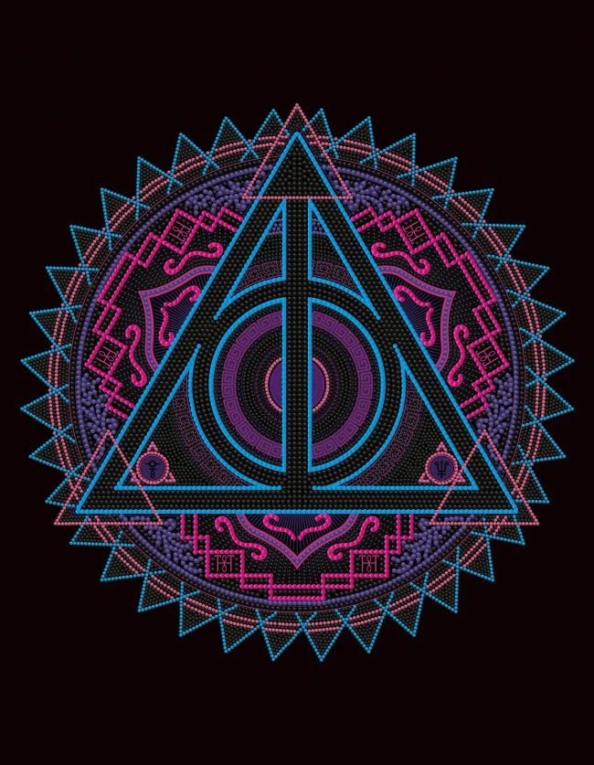 კრისტალური მოზაიკა Diamond Dotz DD10106 35.5 x 45.7 სმ Deathly Hallows