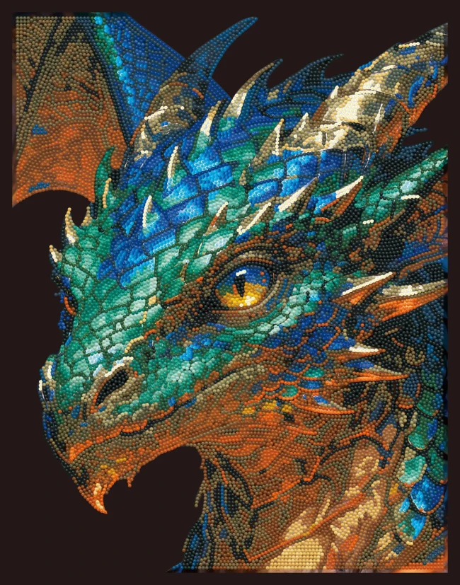 კრისტალური მოზაიკა Diamond Dotz DD25039 45.7*35.5სმ. Kaleidoscope Dragon