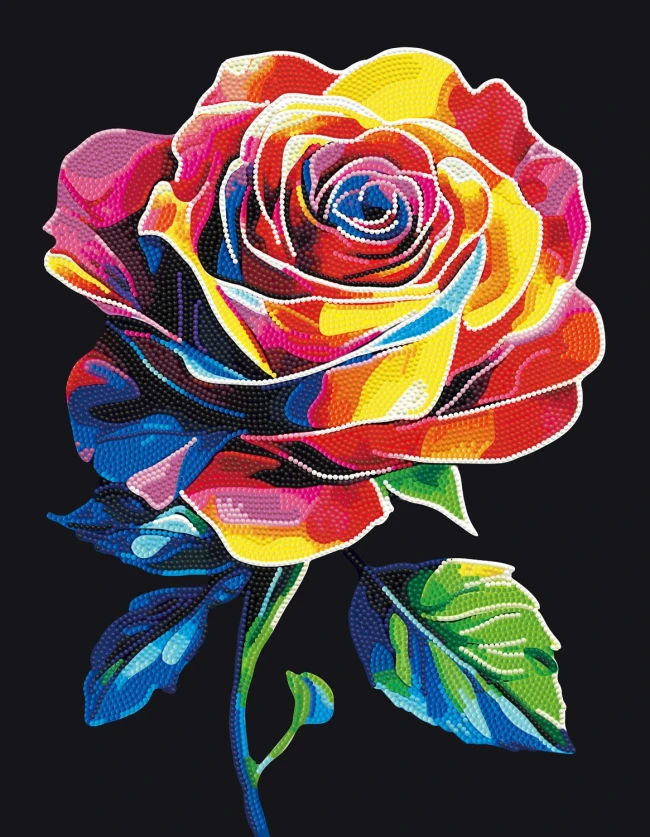 კრისტალური მოზაიკა Diamond Dotz DD25032 45.7*35.5სმ. Rose Glow