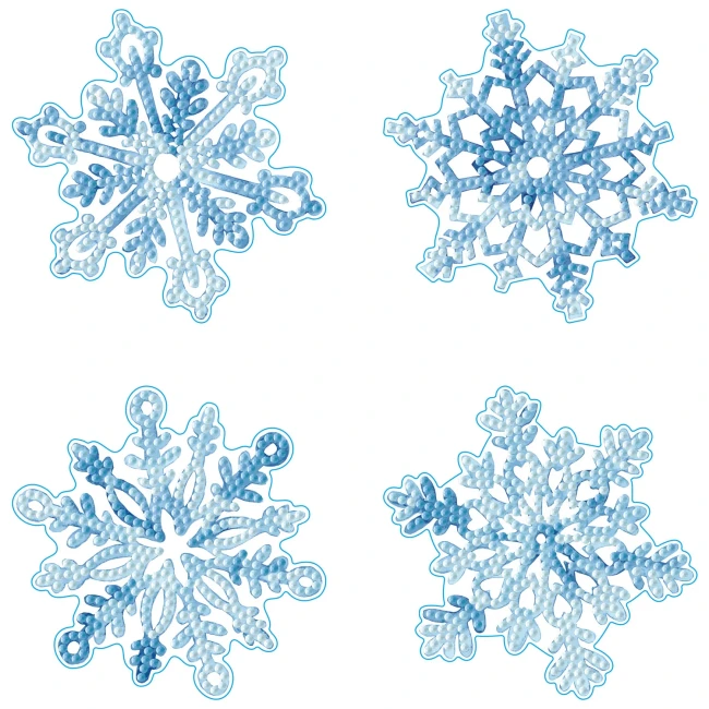 კრისტალური მოზაიკა Diamond Dotz DD23020 9.8*9.8 სმ Snowflakes