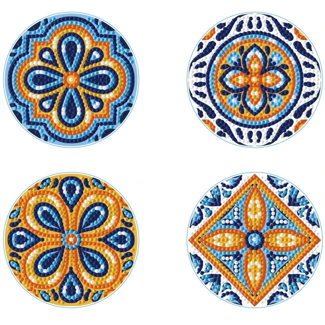 კრისტალური მოზაიკა Diamond Dotz DD23012 9.8*9.8 სმ Portuguese Tiles