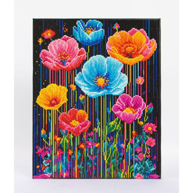 კრისტალური მოზაიკა Diamond Dotz DD345001 50*40სმ Colorful Poppies