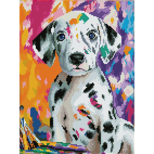 კრისტალური მოზაიკა Diamond Dotz DD344019 30*40 სმ Dalmatian Pup