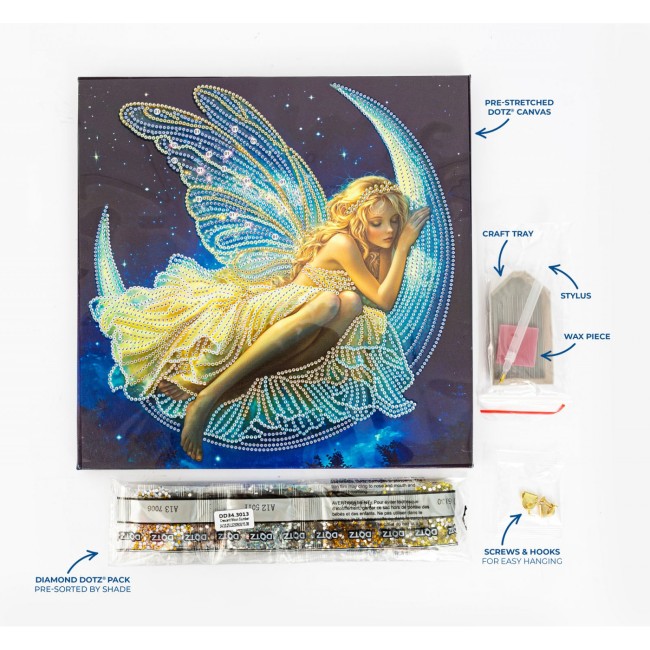 კრისტალური მოზაიკა Diamond Dotz DD343013 30*30 სმ Crescent Moon Slumber