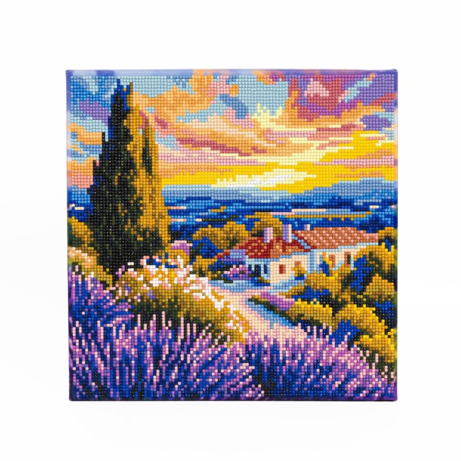 კრისტალური მოზაიკა Diamond Dotz DD343005 30*30 სმ Under the Lavender Sky