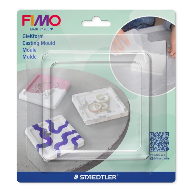 ყალიბი კერამიკისთვის STAEDTLER FIMO 8742 54  ოთხკუთხა ჯამი