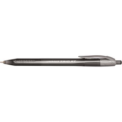 კალამი ბურთულიანი UNIMAX, Trio RT,  UX-109-01, Black
