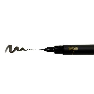 ლაინერი UNI PIN BR Extra fine line Brush Marking  შავი PINBR-500EF Black