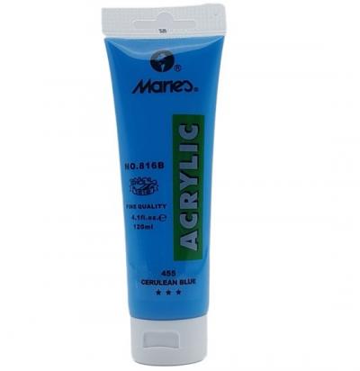 საღებავი აკრილის MARIES 120ml. Cerulean Blue  455