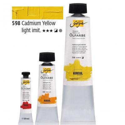 საღებავი ზეთის C-Kreul SOLO GOYA 20მლ Cadmium Yellow, light 32598