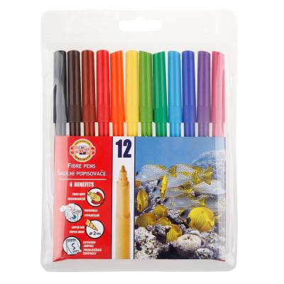 ფლომასტერი Koh-i-noor 771002AB01TE 12ფ. თევზები