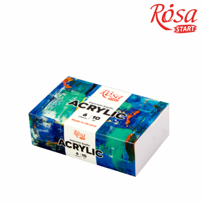 საღებავი აკრილის ROSA start COLOR 322111001 6x10მლ