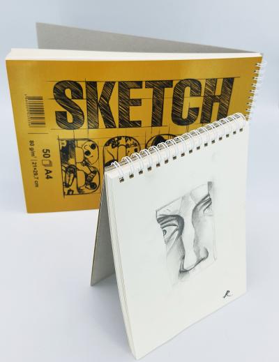 ალბომი ჩანახატებისთვის A4 50ფ. 80გრ. 4860009030356 sketchbook