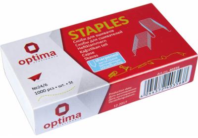 სტეპლერის სკობი PAPIRUS OPTIMA, #24/6, 1000ც 40356