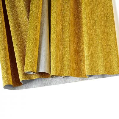ქაღალდი FABRIANO Mix Crepe S1605005 რულონი 0,5*2.5მ, 60გრ metalic Gold კრეპი