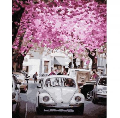 გასაფერადებელი ნომრებით BrushMe GX31972 Spring is in the city 40*50სმ. ტილო ჩარჩოზე, აკრილის საღებავი, ფუნჯები /ნაკრები/