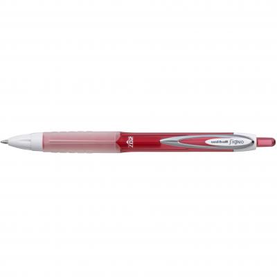 კალამი გელის Uni-ball Signo Colors UMN-207F 0.7მმ. RED კნოპკით