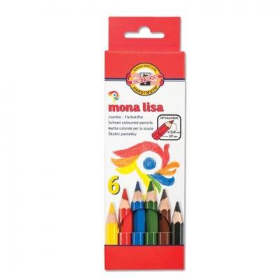 ფანქარი ფერადი koh-i-noor JUMBO MONA LISA 6ფ. 3371006007KS