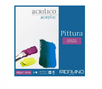 ქაღალდი აკრილის FABRIANO PITTURA 40*40სმ. 400გრ. 40004040