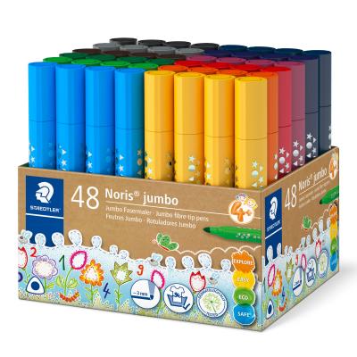 დისპლეი ფლომასტერი Staedtler jumbo 328-B KP48, 48ც, 12ფ
