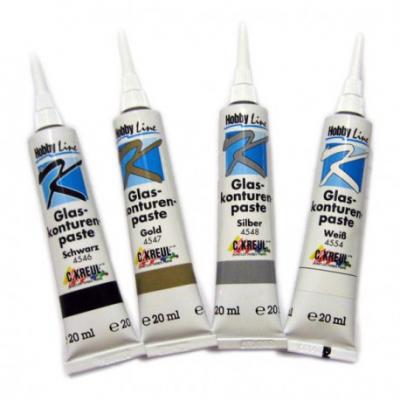კონტური მინის საღებავის C-Kreul HOBBY LINE 20მლ Gold 4547