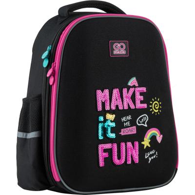 ზურგჩანთა სასკოლო კარკასული GoPack Education GO23-165M-1 Make it fun