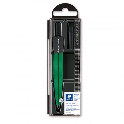 ფარგალი Staedtler NorisClub 550 50 M3 სასკოლო, Metallic green