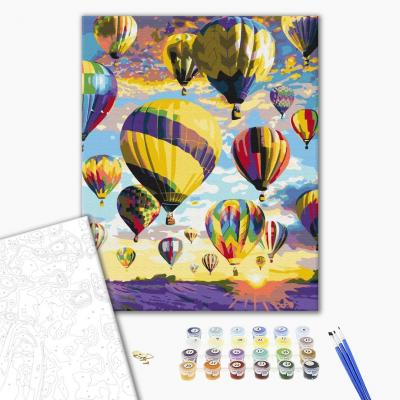 გასაფერადებელი ნომრებით BrushMe BS28734 Dreams in the sky 40*50სმ. ტილო ჩარჩოზე, აკრილის საღებავი, ფუნჯები /ნაკრები/