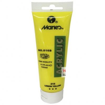 საღებავი აკრილის MARIES 120ml. Lemon Yelow 272