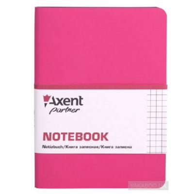 ბლოკნოტი ჩასანიშნი AXENT Partner Soft Mini, 115*160, 80ფ. უჯრა 8205-10-A ვარდ.