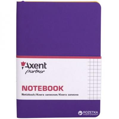 ბლოკნოტი ჩასანიშნი AXENT Partner Soft Mini, 115*160, 80ფ. უჯრა 8205-11-A იასამნ.