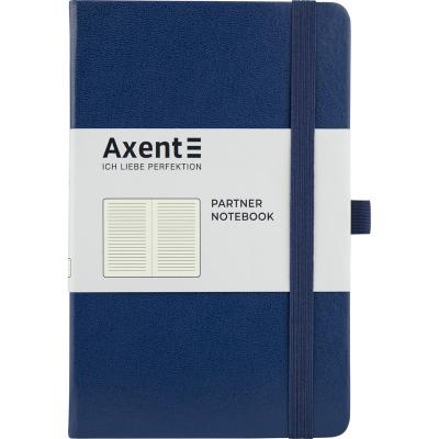 ბლოკნოტი ჩასანიშნი AXENT Partner 8308-02-A 125*195, 96ფ. ხაზი, ლურჯი