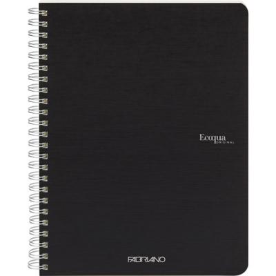 ალბომი ჩანახატებისთვის FABRIANO EcoQua Spiral A5 90გრ. 70ფ 19148009 Black