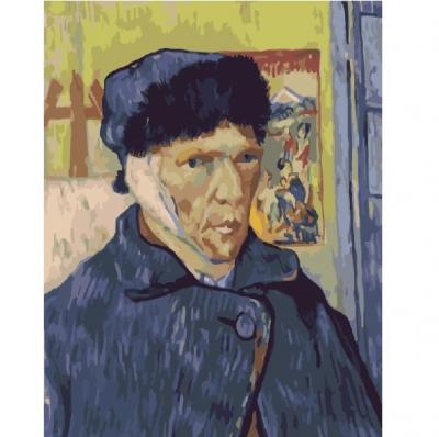გასაფერადებელი ნომრებით BrushMe GX7951 Vincent van gogh 40*50სმ. ტილო ჩარჩოზე, აკრილის საღებავი, ფუნჯები /ნაკრები/