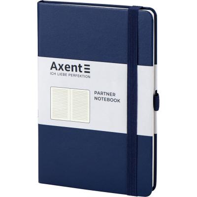ბლოკნოტი ჩასანიშნი AXENT Partner 8308-02-A 125*195, 96ფ. ხაზი, ლურჯი