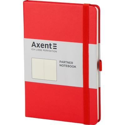 ბლოკნოტი ჩასანიშნი AXENT Partner 8307-05-A 125*195, 96ფ. ცარიელი ფურც, წითელი