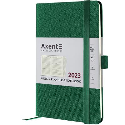 ბლოკნოტი  ყოველკვირეული AXENT 2023, 8514-23-23-A  მწვანე
