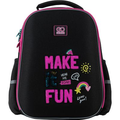 ზურგჩანთა სასკოლო კარკასული GoPack Education GO23-165M-1 Make it fun
