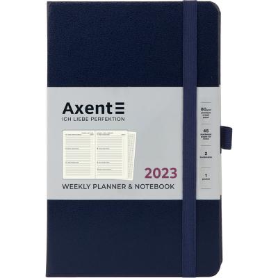 ბლოკნოტი  ყოველკვირეული AXENT 2023, 8505-23-02-A  ლურჯი