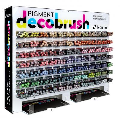 მარკერი ფუნჯი აკრილის KARIN PIGMENT decobrush დისპლეი (504 მარკერი) 29C11