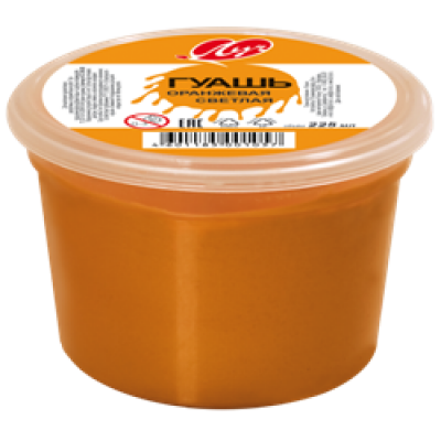 საღებავი გუაშის LUCH 225 მლ. orange light 8С 395-08