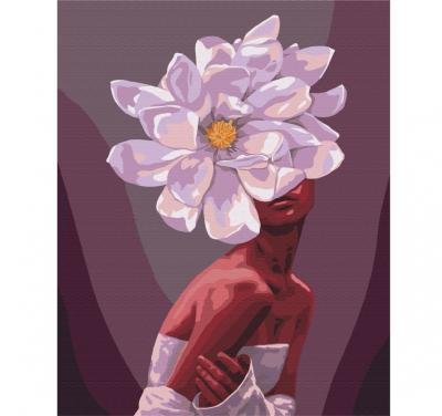 გასაფერადებელი ნომრებით BrushMe BS51361 In the arms of flowers 40*50სმ. ტილო ჩარჩოზე, აკრილის საღებავი, ფუნჯები /ნაკრები/