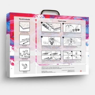 გასაფერადებელი ნომრებით BrushMe GX32215 Juicy pomegranate 40*50სმ. ტილო ჩარჩოზე, აკრილის საღებავი, ფუნჯები /ნაკრები/