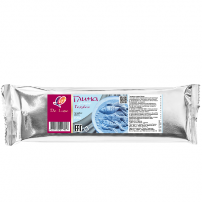 თიხა LUCH ''De Luxe'' 500გრ. ცისფერი 31C 1961-08