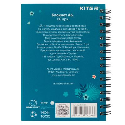 ბლოკნოტი KITE A6 60ფ HK19-226