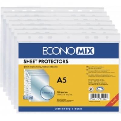 ფაილი პლასტ. PAPIRUS ECONOMIX А5, 100ცალი 31104