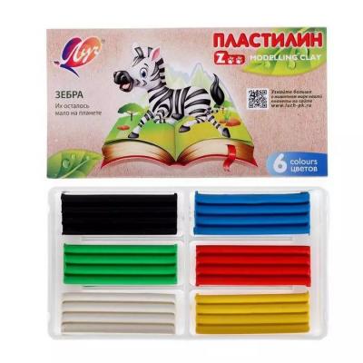 პლასტელინი LUCH ZOO 6ფ. 30С 1810-08