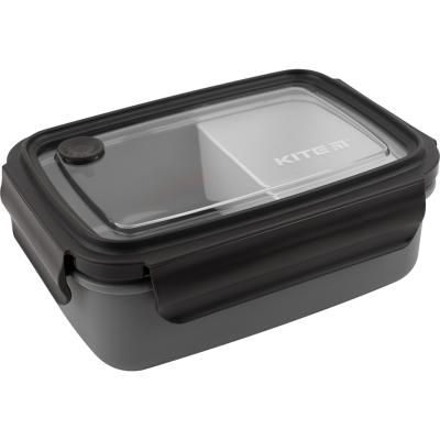 კონტეინერი საკვების KITE პლასტ. K22-459-4 800მლ. ნაცრისფერი