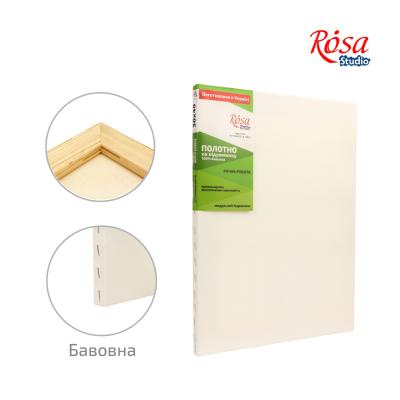 ტილო ჩარჩოზე ROSA Studio GPA5253550 35x50სმ extra fine grain აკრილის გრუნტით cotton 